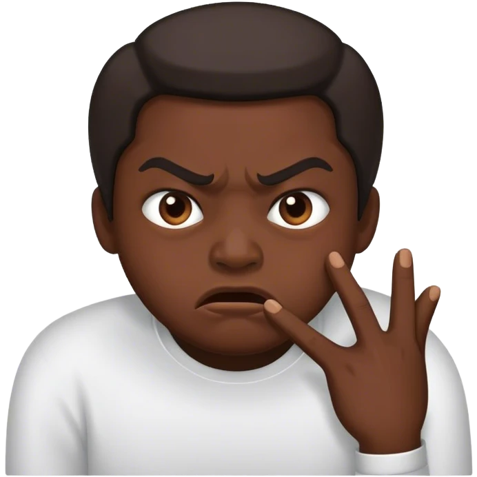 Stank face emoji