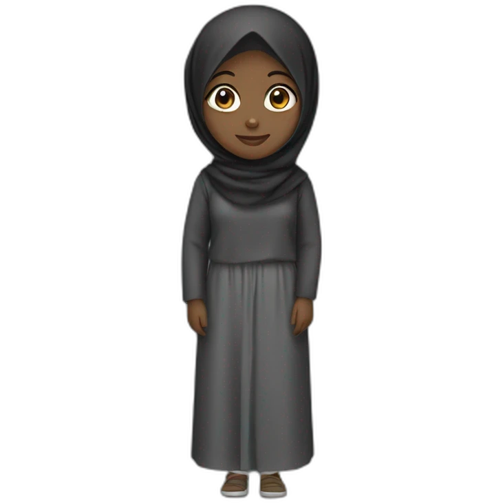 Hijab black girl emoji