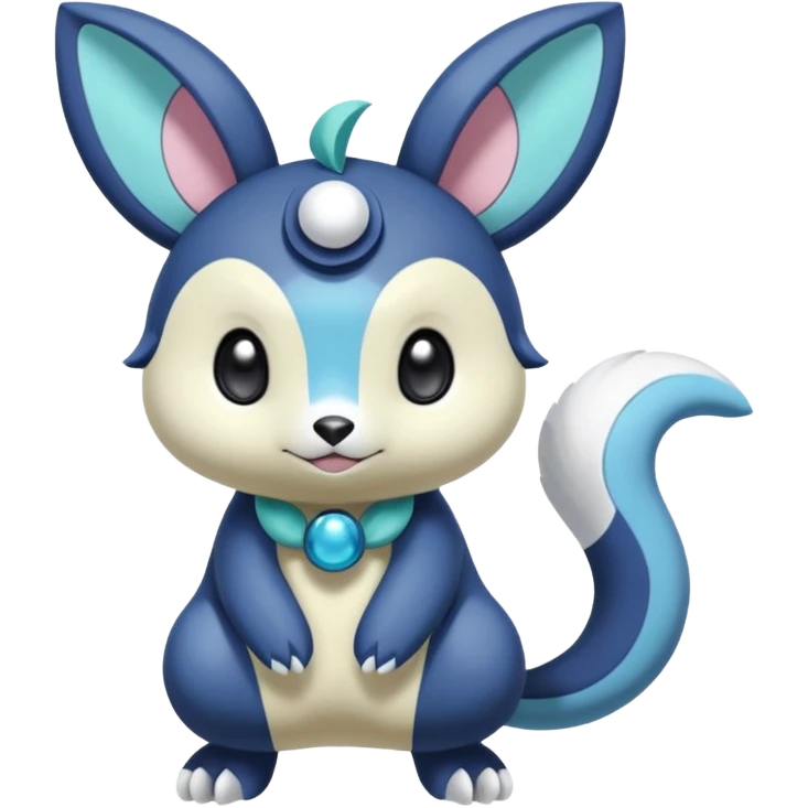 Colorful Exotic Meloetta-Oshawott-Meowstic-Minccino-Stitch-Fakémon-creature-hybrid emoji