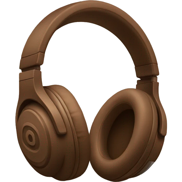 Brown Beats Studio headphones emoji