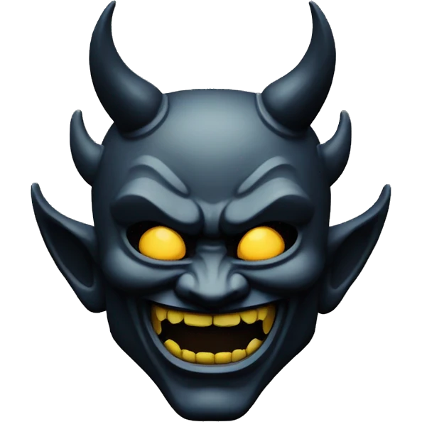 Hannya dark  emoji