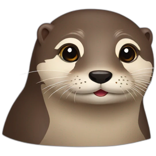 Loutre coeur emoji
