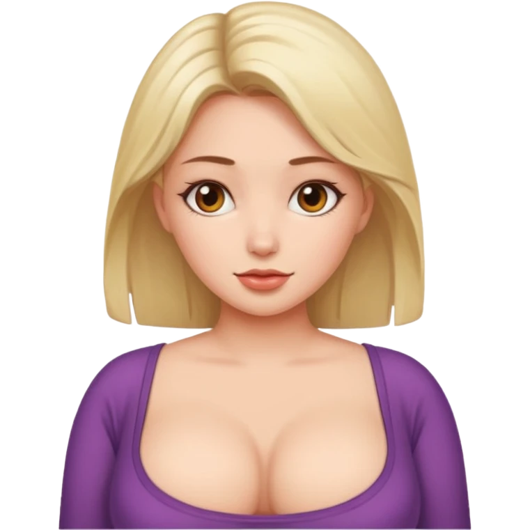 Girl big boobs emoji