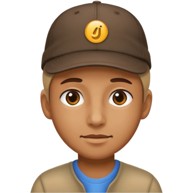A person wearing a cap emoji