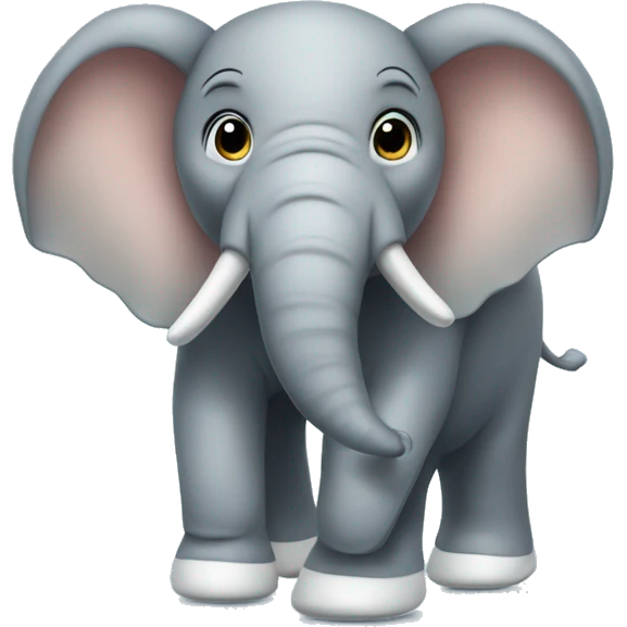 Éléphant with socks emoji