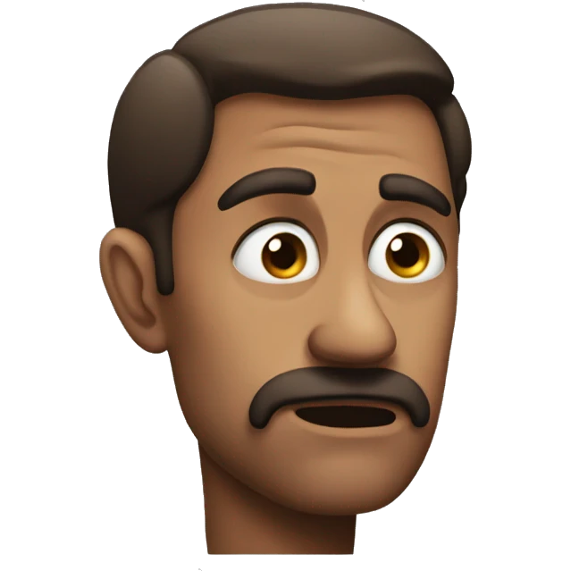 concerned judging disgused emoji