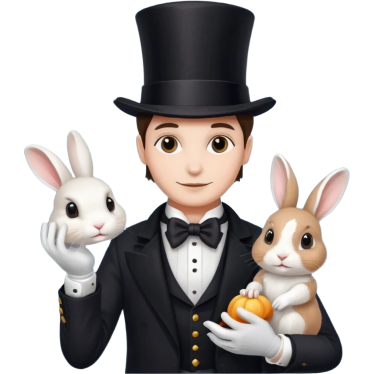 magician and pet emoji