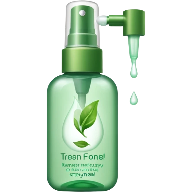 green skincare spray emoji