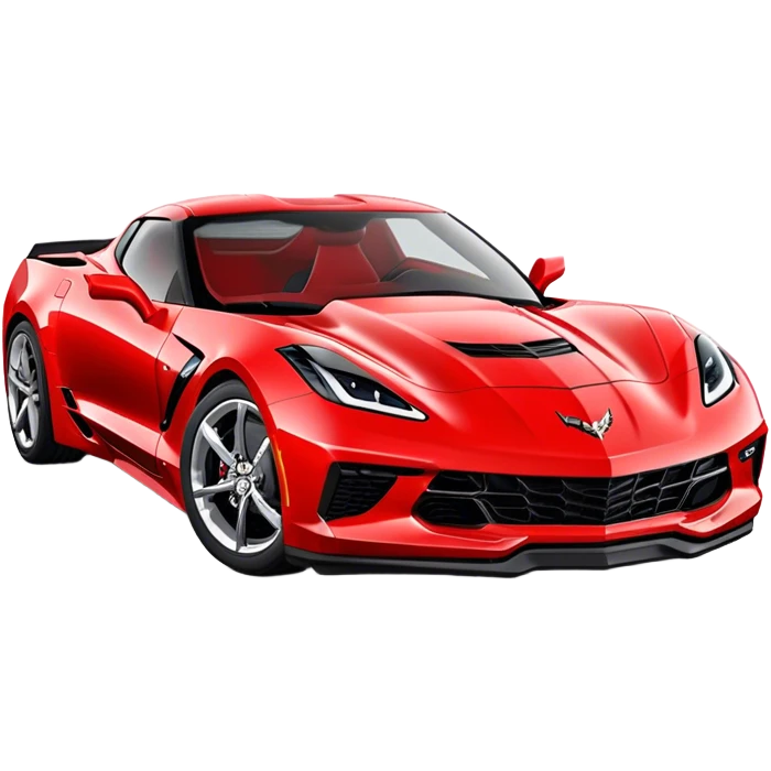 Chevrolet Corvette - Chevrolet (Model Year: 2022) (Iconic colour: Red) emoji