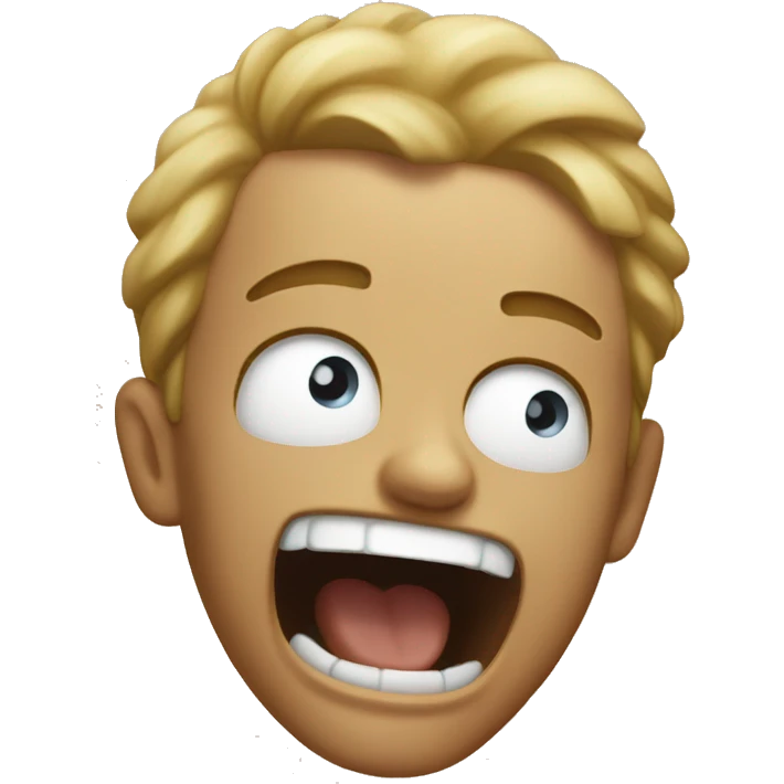 Sandy screaming  emoji