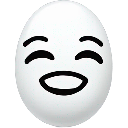 happy white pill emoji