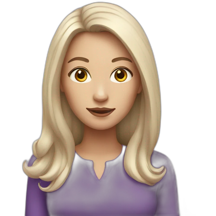 white-woman-with-purple-long-hair emoji