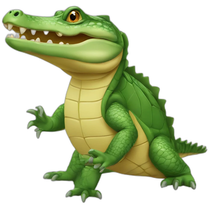 Tortue crocodile emoji