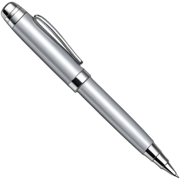 silver pen emoji