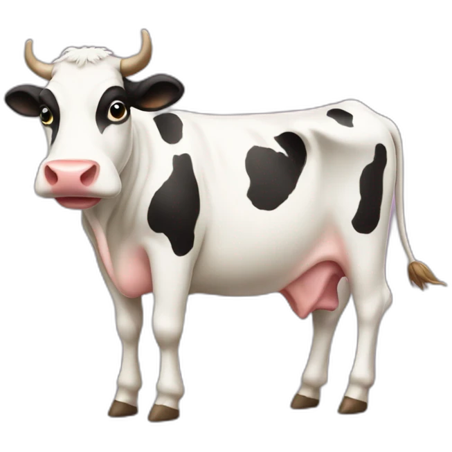 Cow udder emoji