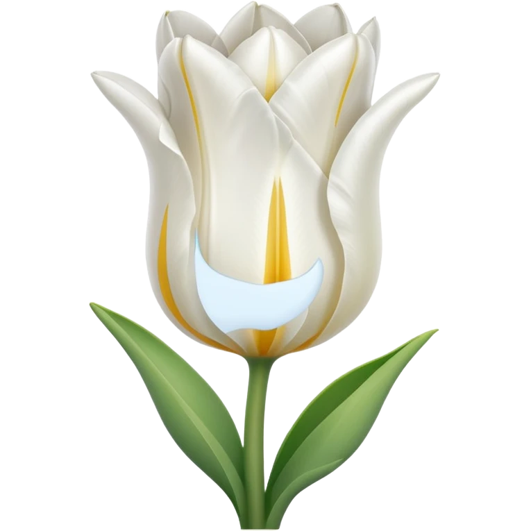 White tulip emoji