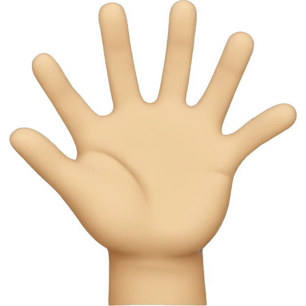 hands in waves emoji