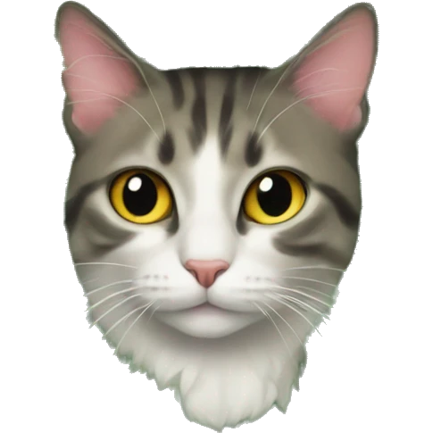 Cat in a Christmas tree emoji