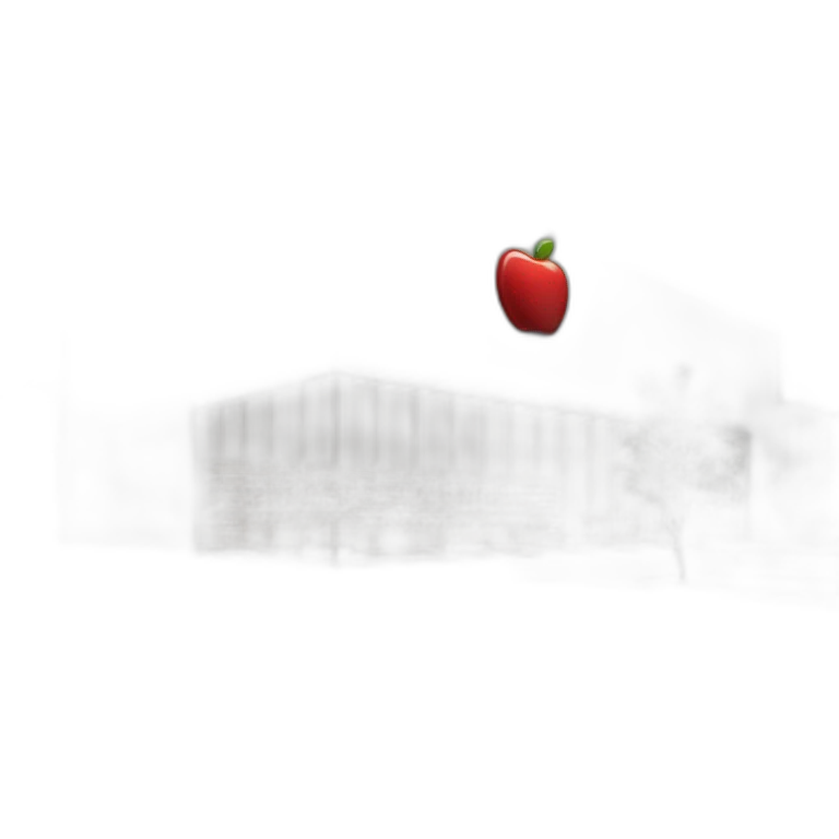 Apple Store with real apple emoji