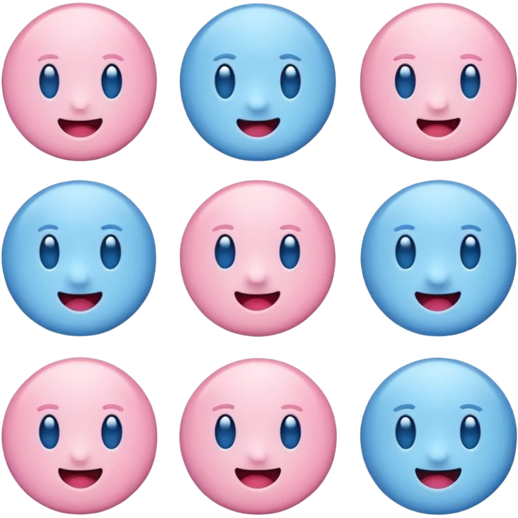 🧡이모티콘에 흰색을 섞어서 파스텔톤으로 바꿈 모양은 똑같이 색만 다르게 emoji