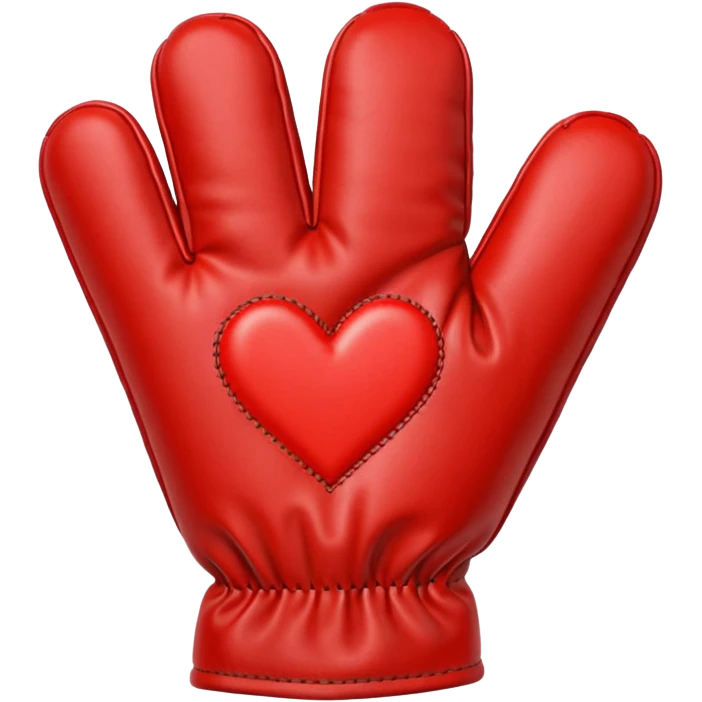 Love glove emoji