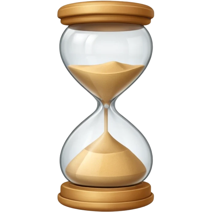 sand timer 3d emoji