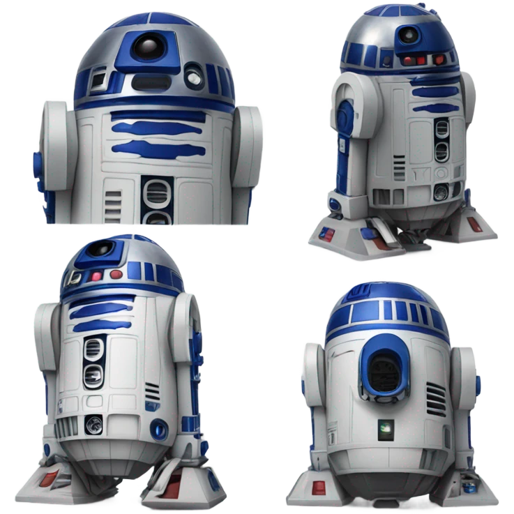 R2d2 on the phone emoji