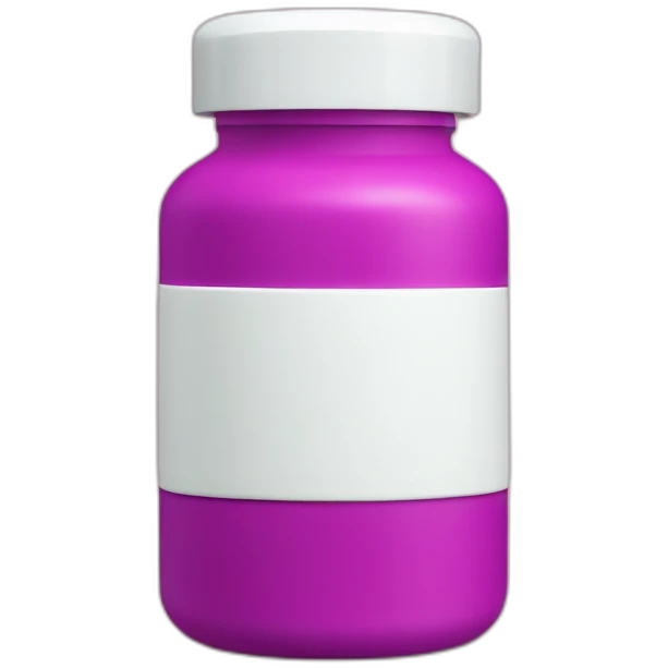 supplement bottle with “Mg” emoji
