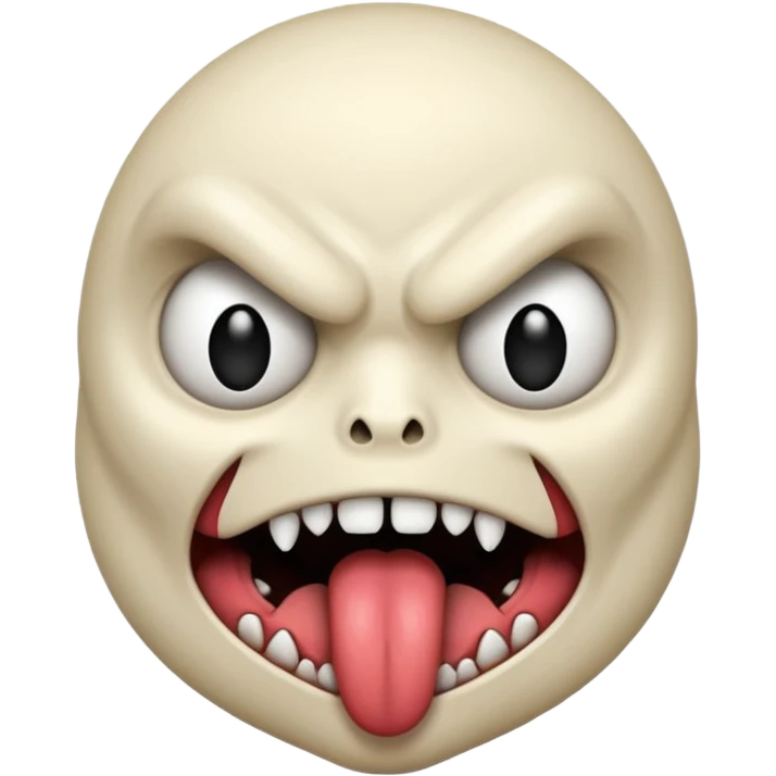 scp 096 with his tongue out emoji