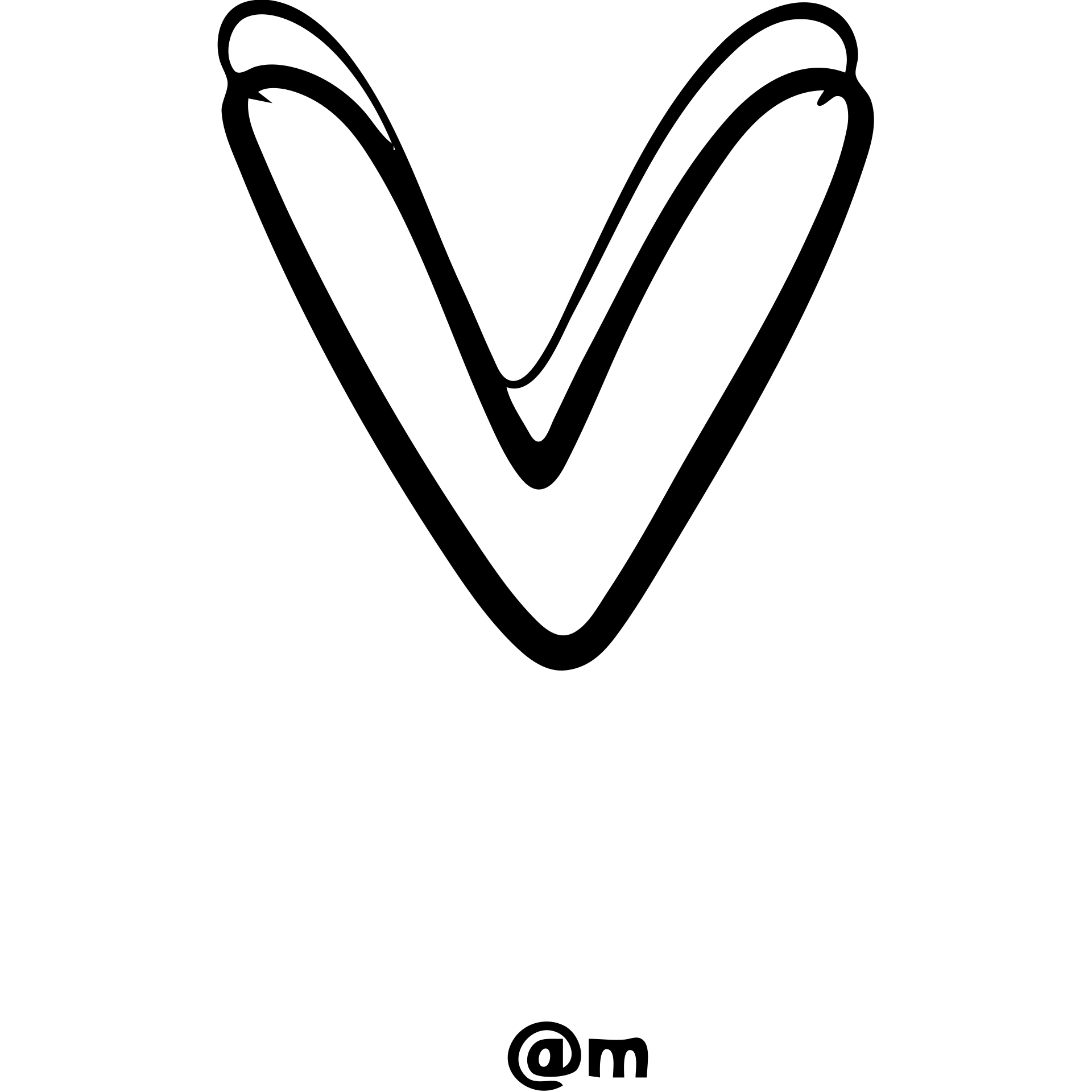 Valorant logo with the letter V emoji