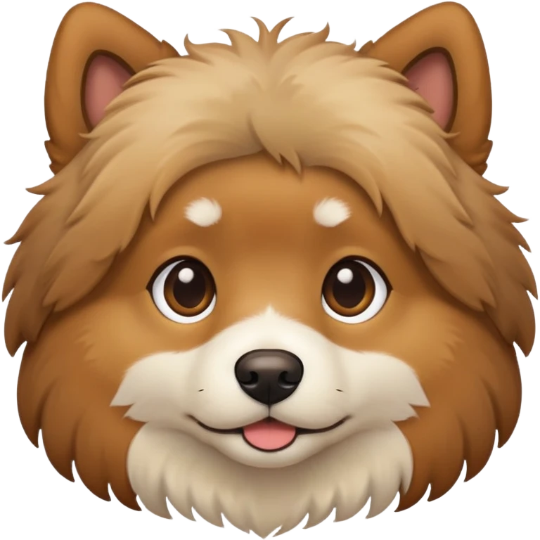 Brown and tan dog  emoji