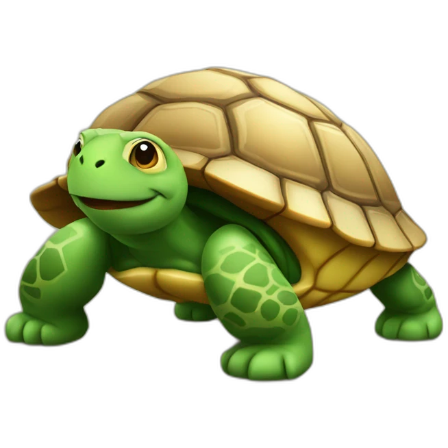 Chat sur tortue emoji