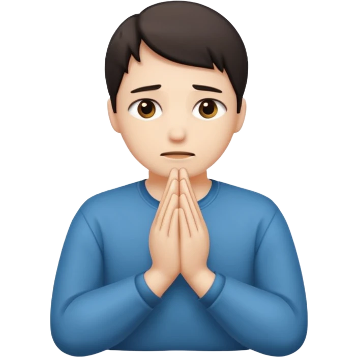 Złozone rencę proszonca buźka  emoji