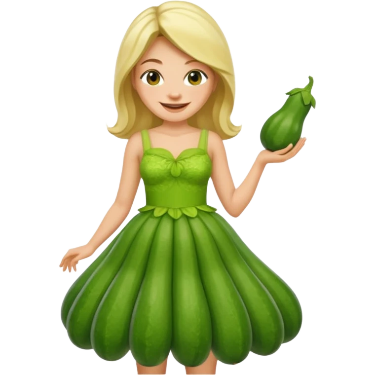 zucchini woman emoji