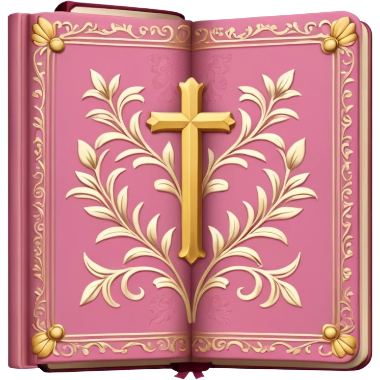 Biblia aesthetic rosa emoji