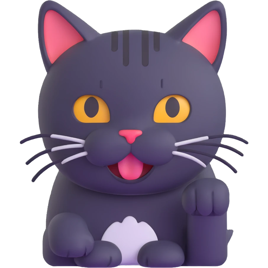 cat mewing emoji