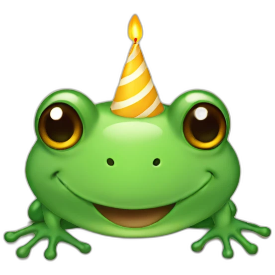 frog birthday emoji