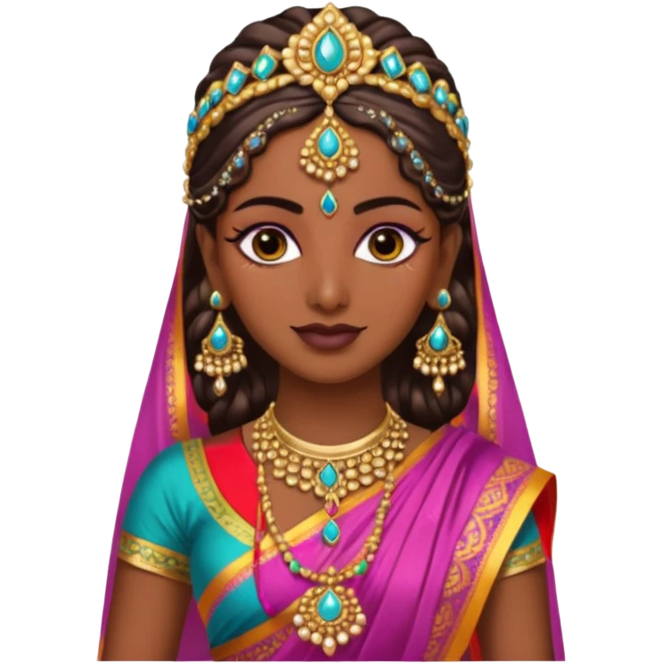 indian dancer face emoji