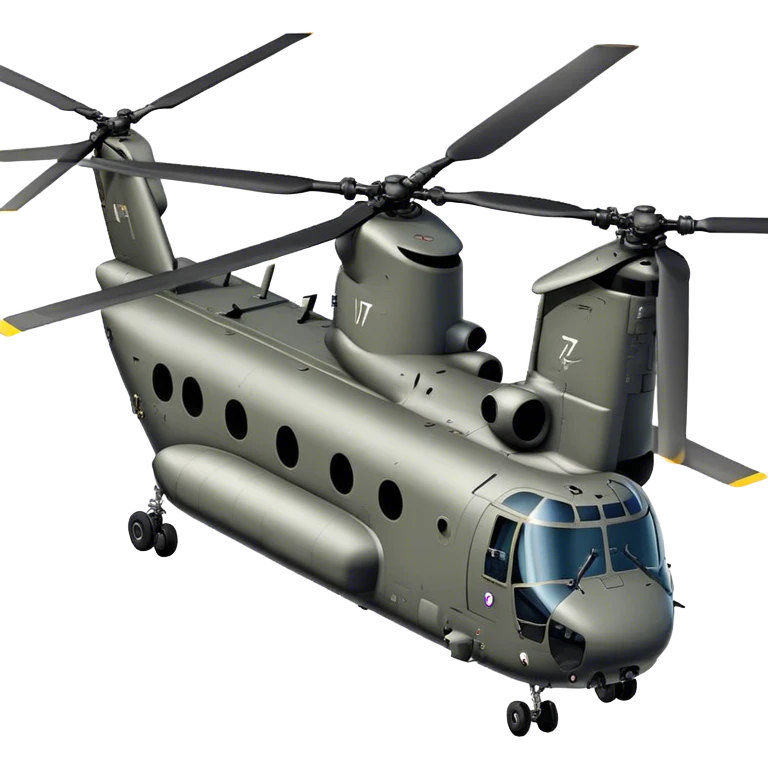 CH-47 Chinook Helicopter - boeing emoji