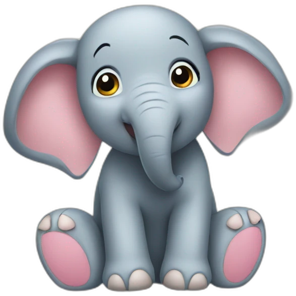 elephant cute emoji
