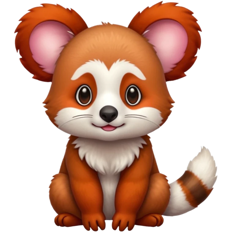 Koala-Minccino-Red-Panda-fusion-hybrid  emoji