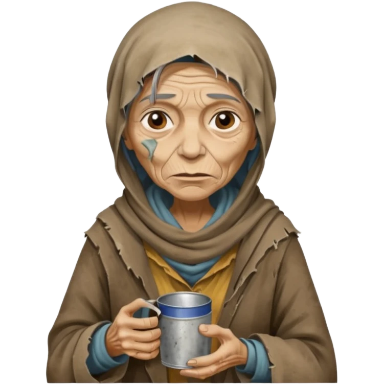begger woman emoji