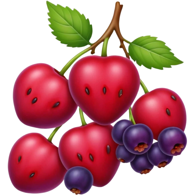 wild berries flavor  emoji