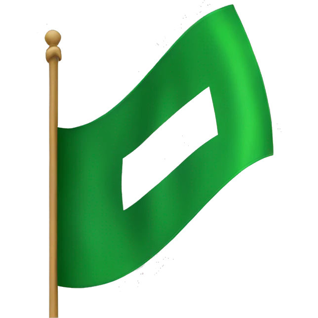 Green flag emoji