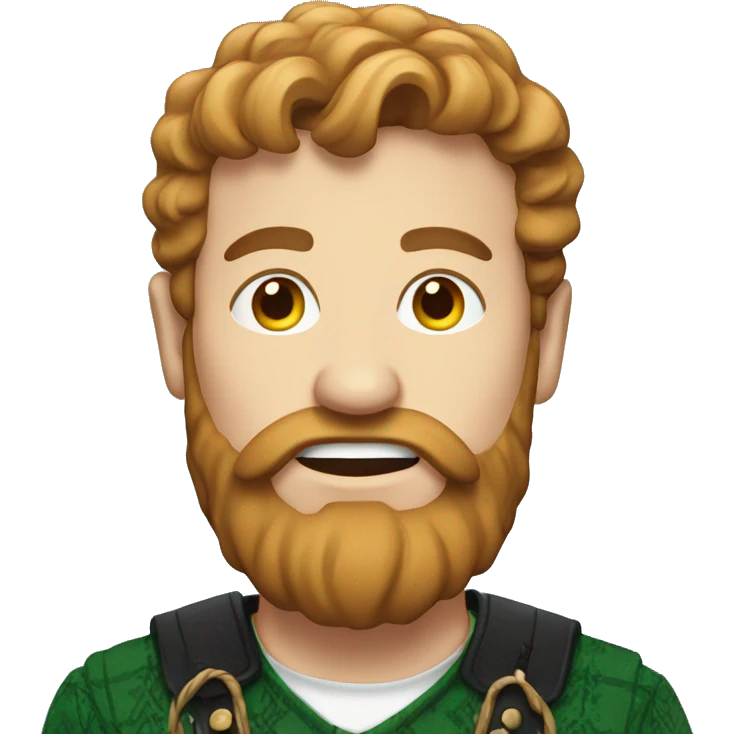 Irishman with a Scottish twist  emoji