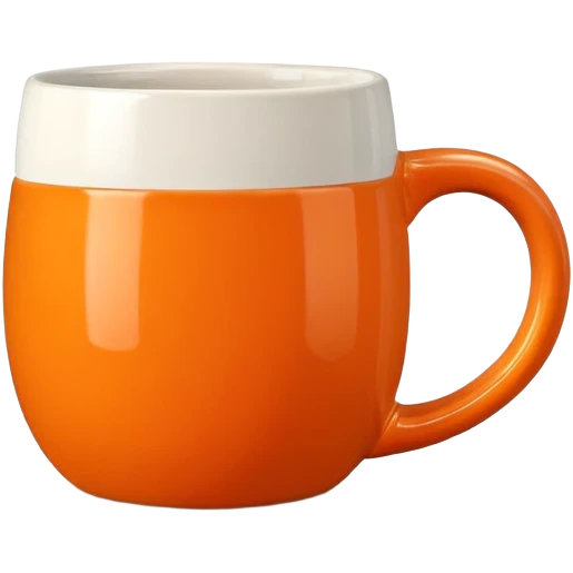 orange mug emoji