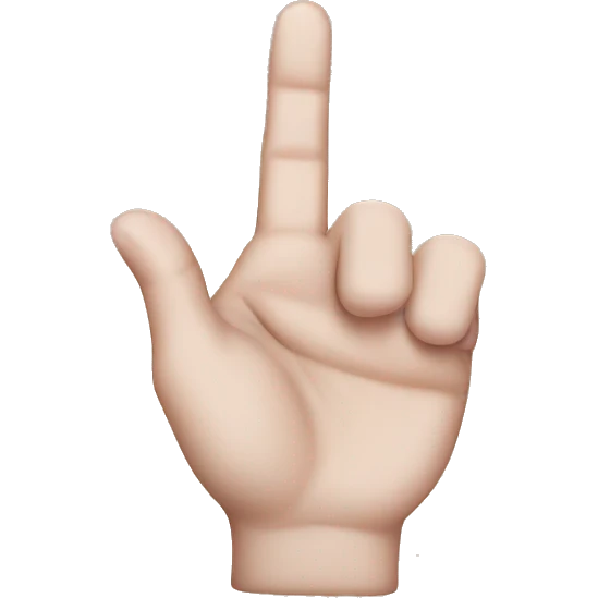 Kleiner finger emoji