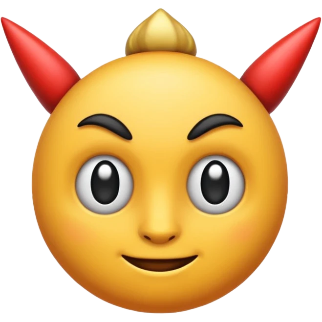 🤔+😈 emoji