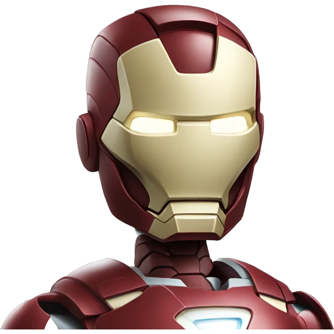 iron man eating ice cream emoji