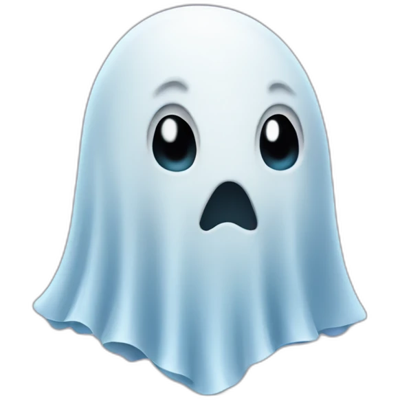 A ghost in love emoji